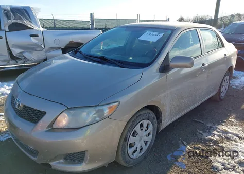 2009 Toyota Corolla Le z USA, uszkodzony, nr VIN 1NXBU40E39Z052806